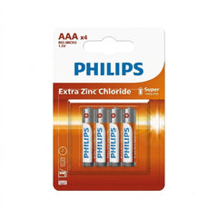 Philips AAA Batterijen R3 Micro 4-Pack