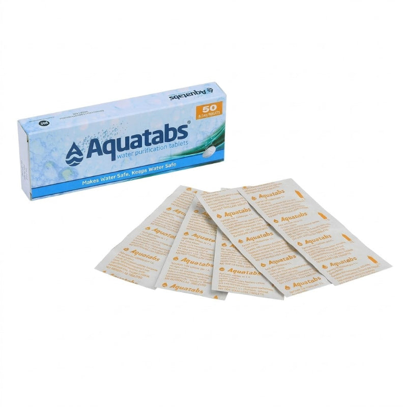 Waterzuiveringstabletten 50 stuks voor noodpakket en outdoor