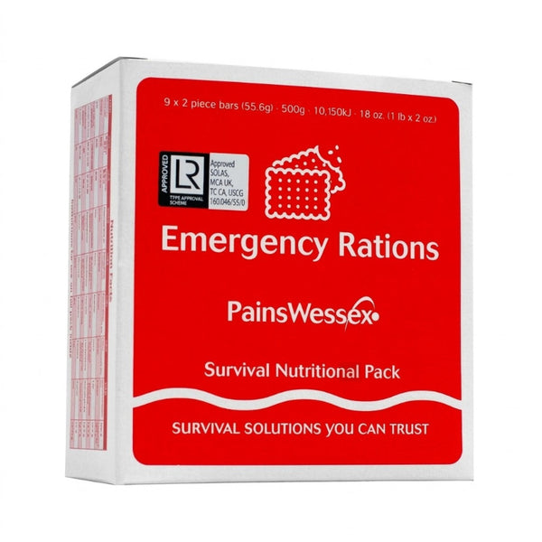 Pains Wessex Survival Rantsoen 500g - 72 Uur Noodvoedsel voor 1 Persoon