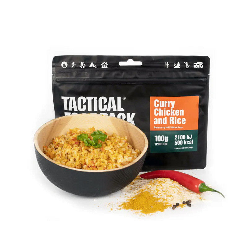 Tactical Foodpack Curry Chicken & Rice 100g
