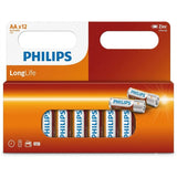 Philips Longlife AA Batterijen 12 Stuks